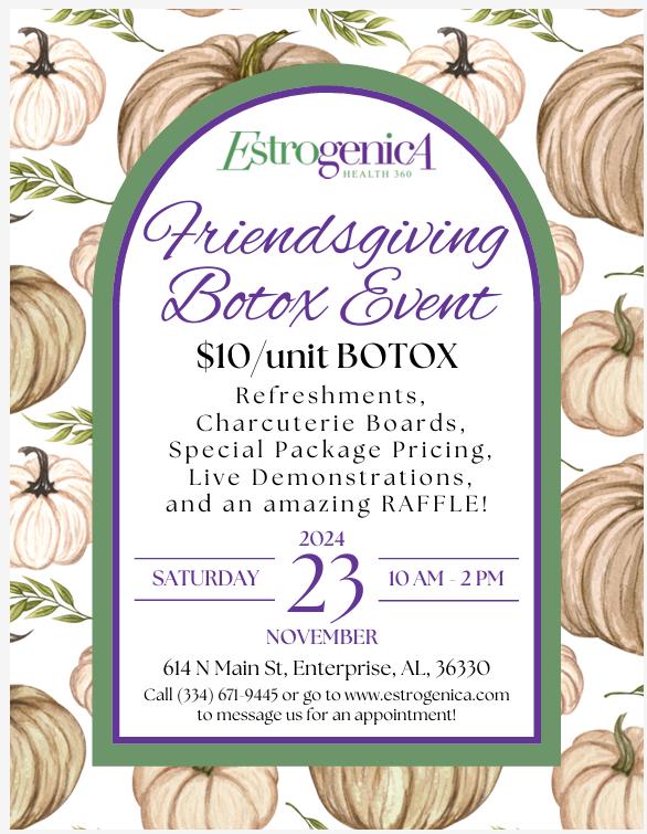 Friendsgiving Botox Event