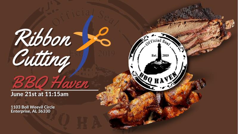 Ribbon Cutting for BBQ Haven