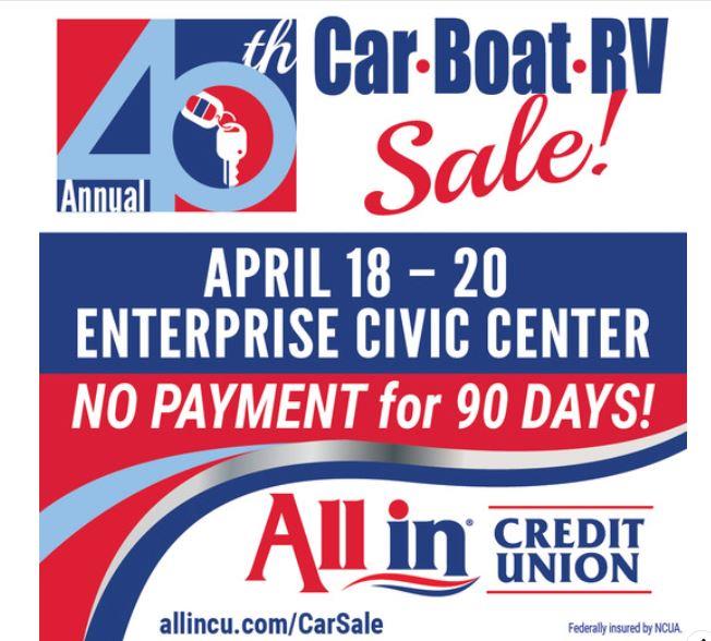 All In Credit Union Car Boat & RV Sale