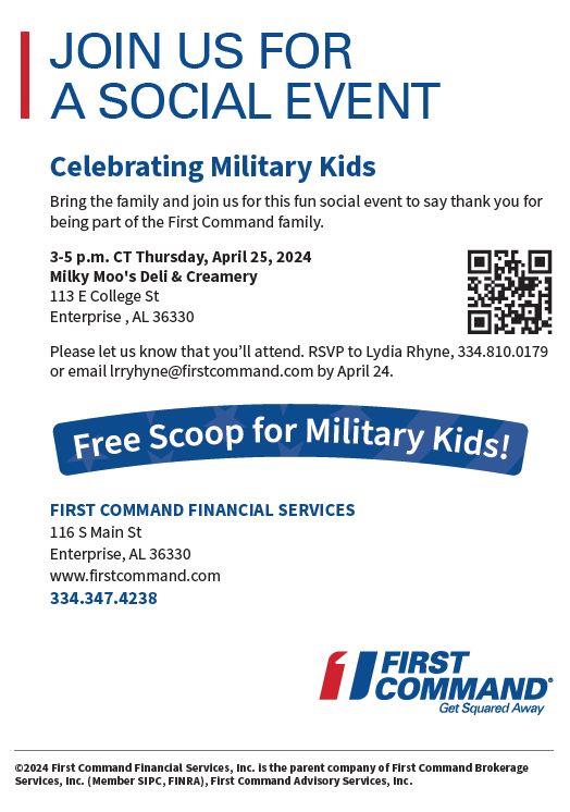 First Command Military Child Ice Cream Social