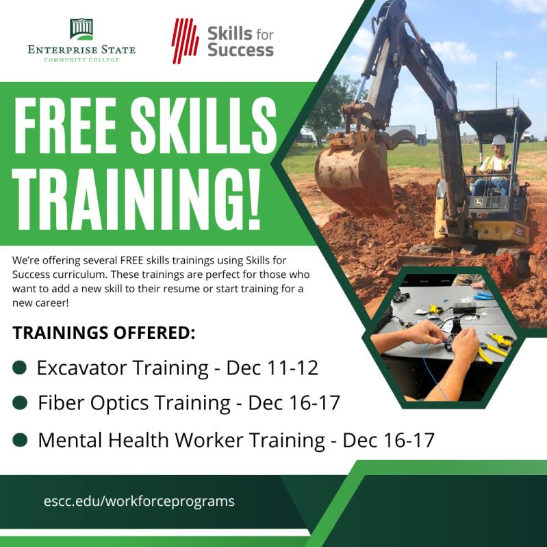 Free Skills Training-Excavator