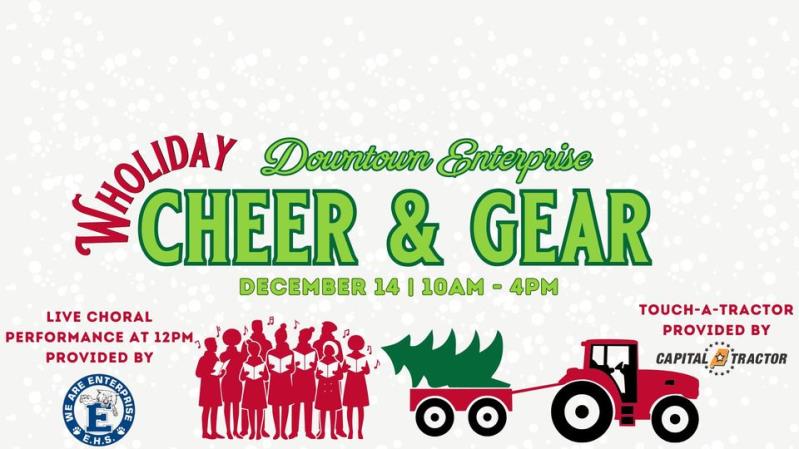 Wholiday Cheer and Gear in Downtown Enterprise