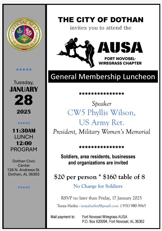 AUSA General Membership Luncheon