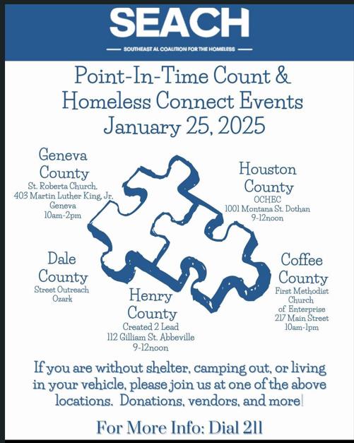 Point -In-Time Count & Homeless Connect Events