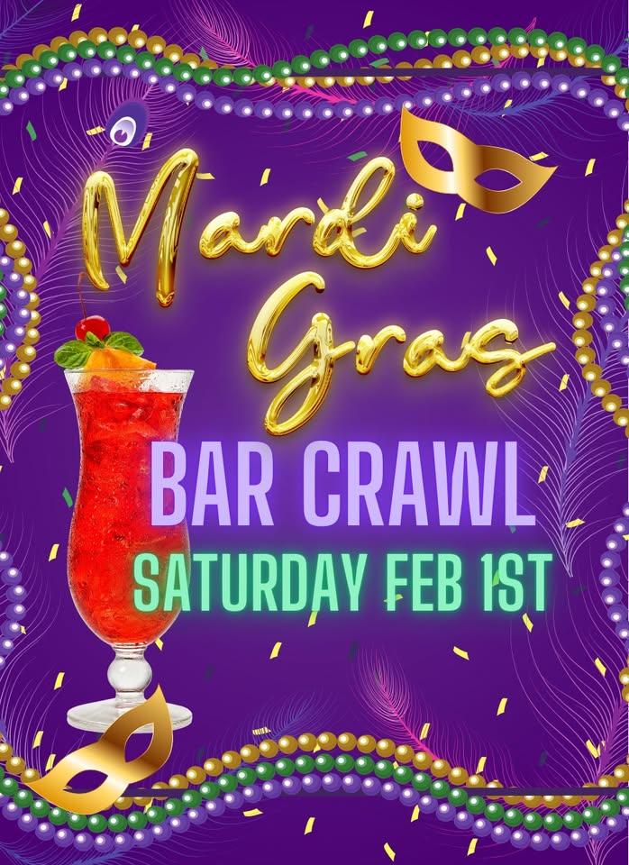 Mardi Gras on Main Bar Crawl